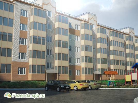 Малоэтажный жилой комплекс Графская слобода, Гатчинский район. Актуальное фото.